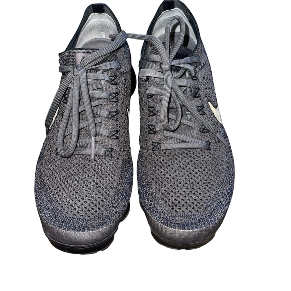 Nike Air Vapormax Flyknit Midnight Fog Black Grey 849557-009 Womens Size 7 - Picture 2 of 7